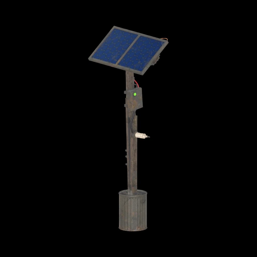 Plano: panel solar recuperado