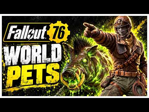 Fallout 76 CAMBIA las MASCOTAS | World Pets + Skyline Valley